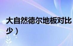 大自然德尔地板对比（德尔木地板的价格是多少）