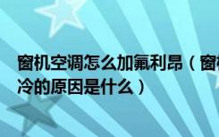 窗机空调怎么加氟利昂（窗机空调加氟多少钱窗机空调不制冷的原因是什么）