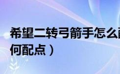 希望二转弓箭手怎么配点（希望二转弓箭手如何配点）