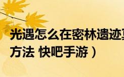 光遇怎么在密林遗迹冥想（光遇密林遗迹冥想方法 快吧手游）