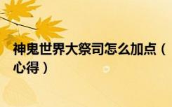 神鬼世界大祭司怎么加点（《神鬼世界》大祭司技能及加点心得）