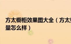 方太橱柜效果图大全（方太整体橱柜价格表方太整体橱柜质量怎么样）