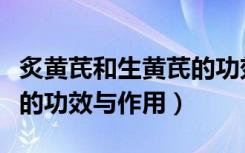 炙黄芪和生黄芪的功效区别（炙黄芪和生黄芪的功效与作用）