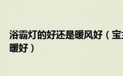 浴霸灯的好还是暖风好（宝兰浴霸怎么样浴霸风暖好还是灯暖好）