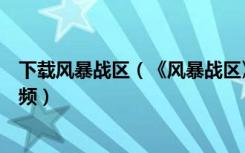 下载风暴战区（《风暴战区》风暴战区爆血补丁教程攻略视频）