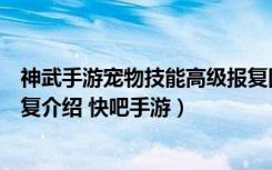 神武手游宠物技能高级报复图鉴（神武手游宠物技能高级报复介绍 快吧手游）