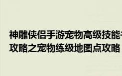 神雕侠侣手游宠物高级技能书怎么获得（《神雕侠侣》升级攻略之宠物练级地图点攻略）