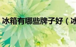 冰箱有哪些牌子好（冰箱什么牌子好又省电）