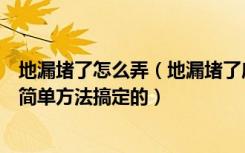 地漏堵了怎么弄（地漏堵了应该怎么解决专业师傅是用这些简单方法搞定的）