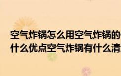 空气炸锅怎么用空气炸锅的使用方法（airfryer空气炸锅有什么优点空气炸锅有什么清洗方法）