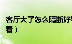 客厅大了怎么隔断好看（客厅大了怎么隔断好看）