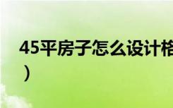 45平房子怎么设计格局（45平房子怎么装修）