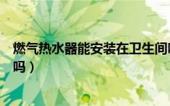 燃气热水器能安装在卫生间吗（燃气热水器能安装在卫生间吗）