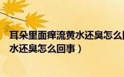 耳朵里面痒流黄水还臭怎么回事吃什么药（耳朵里面痒流黄水还臭怎么回事）