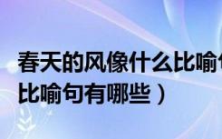 春天的风像什么比喻句大全（春天的风像什么比喻句有哪些）