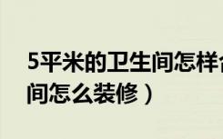 5平米的卫生间怎样合理布局（5平米的卫生间怎么装修）