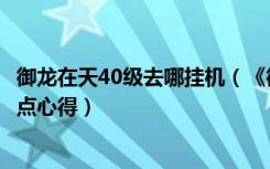 御龙在天40级去哪挂机（《御龙在天》御龙在天40级挂机地点心得）