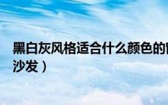 黑白灰风格适合什么颜色的窗帘（黑白灰风格适合什么颜色沙发）