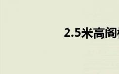 2.5米高阁楼楼梯设计