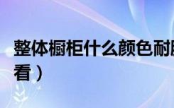 整体橱柜什么颜色耐脏（整体橱柜什么颜色好看）