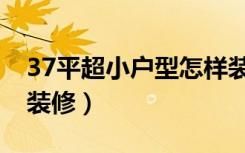 37平超小户型怎样装修（37平超小户型怎样装修）