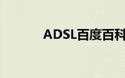 ADSL百度百科（adsl固定ip）