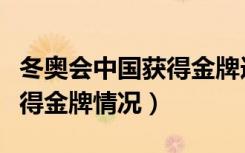 冬奥会中国获得金牌选手资料（冬奥会中国获得金牌情况）