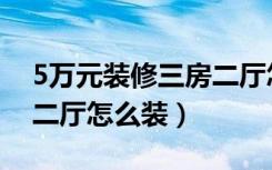 5万元装修三房二厅怎么装（5万元装修三房二厅怎么装）