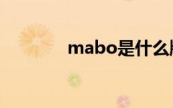 mabo是什么牌子（mabo）