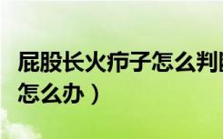 屁股长火疖子怎么判断成熟了（屁股长火疖子怎么办）