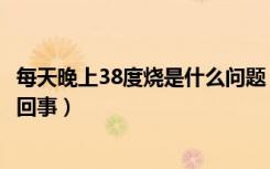 每天晚上38度烧是什么问题（晚上发烧38度白天正常是怎么回事）