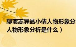 聊斋志异聂小倩人物形象分析100字（《聊斋志异》聂小倩人物形象分析是什么）