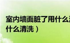 室内墙面脏了用什么清洗好（室内墙面脏了用什么清洗）