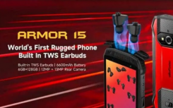 ULEFONE ARMOR 15是世界领先的坚固型手机 内置 TWS 耳塞