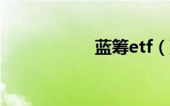 蓝筹etf（蓝筹公司）