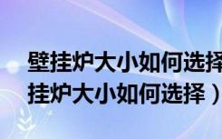 壁挂炉大小如何选择 8组20片暖气农村（壁挂炉大小如何选择）