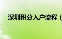 深圳积分入户流程（深圳积分入户查询）