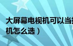 大屏幕电视机可以当投影仪用吗（大屏幕电视机怎么选）