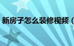 新房子怎么装修视频（新房子怎么装修省钱）