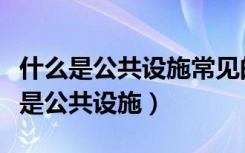 什么是公共设施常见的公共设施有哪些（什么是公共设施）