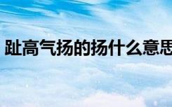 趾高气扬的扬什么意思啊（趾高气扬反义词）