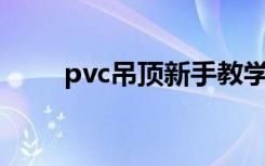 pvc吊顶新手教学（PVC吊顶好吗）