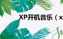 XP开机音乐（xp开机音乐下载）