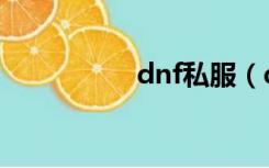 dnf私服（dnf藏宝图）