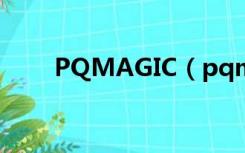 PQMAGIC（pqmagic 9 0中文版）