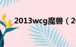 2013wcg魔兽（2013wcg魔兽争霸）