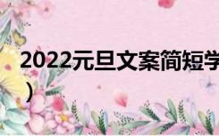 2022元旦文案简短学生（2022元旦文案简短）