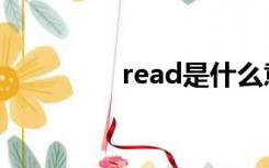 read是什么意思（read）