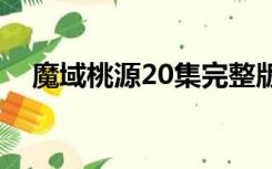 魔域桃源20集完整版观看（魔域盗号器）