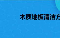 木质地板清洁方法（木质地板）